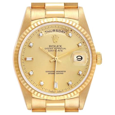 rolex dd president yellow gold 36mm|Rolex day date 36 cost.